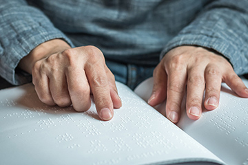 Person reading 